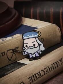 HARRY POTTER X SHEIN Cartoon Figure Graphic Metal Brooch, Cute, Suitable For Daily Decoration, Exquisite Small Gift - Multicolor - View 5