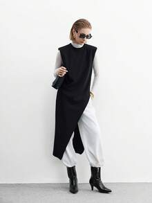 CUCCOO BIZCHIC 女士尖头休闲日常百搭时尚细高跟踝靴 - 黑色 - 查看 8