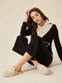 CUCCOO BASICS 女士休闲百搭平底鞋 - 杏色 - 查看 9