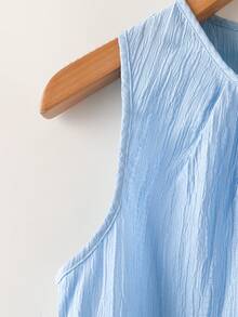 SHEIN Clasi Women's Crew Neck Sleeveless Loose Pleated Blue Floral Print Wide Leg Pants, Elegant Casual Outfit For Outings And Vacation, Spring/Summer Two Pieces Women Sets Summer Women's Summer Sets 2 Pc Summer Outfits Ladies Casual Sets Summer Outfit For Women Vacation Outfits Women, Holiday Outfitssummer Outfits, Spring Outfit, Beach Outfit, Festival Outfits, Vacation Outfits, Office Outfits, Country Outfit Women / For Women Elegant Dress, Elegant Party Dress, Elegant Blouse, Casual Classy Casual Dress, Casual Blouse, Casual Sets, Casual Long Dresses Beach Dress, Beach Outfit, Vacation Dress, Summer Holiday Outfits Wedding Guest Dress, Bridesmaid Dress, Graduation Dress - Multicolor - View 13