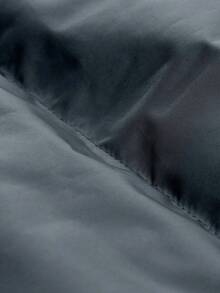 PAVTROS 男士休闲保暖拉链立领羽绒服，秋冬季 - 深灰色 - 查看 6