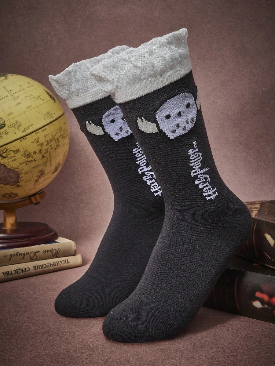 HARRY POTTER X SHEIN Damen Socken - Verschiedenfarbig - Übersicht 1