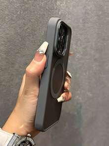 Ốp lưng chống sốc VOUVI Diamond Lens Frosted tương thích với iPhone 17 16 15 14 13 12 11 Pro Max Ốp lưng điện thoại tương thích với iPhone 17 Air 16 15 14 Plus Phụ kiện điện thoại Ốp lưng điện thoại cao cấp dành cho nam và nữ - màu đen - Xem 3