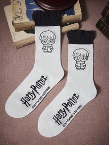HARRY POTTER X SHEIN Women Crew Socks