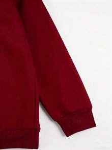 Manfinity Homme 男士休闲字母印花套头卫衣，秋季款，长袖上衣