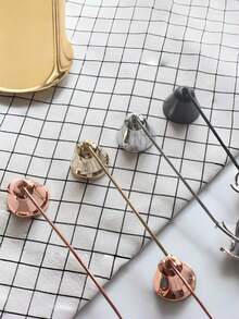 Madebyblanc 1Pc Candle Accessory Set Candle Extinguisher Stainless Cutter Trimmer Candle Trimmer Tool Home Decor For Party Wedding - Multicolor - View 5