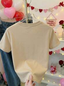 Women T-Shirts - Apricot - View 3