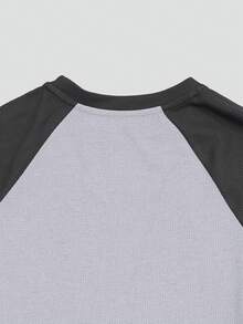 INAWLY 女士休闲插肩袖T恤，蝴蝶印花图案，简约设计，舒适百搭，适合户外活动和购物。 - 彩色 - 查看 3