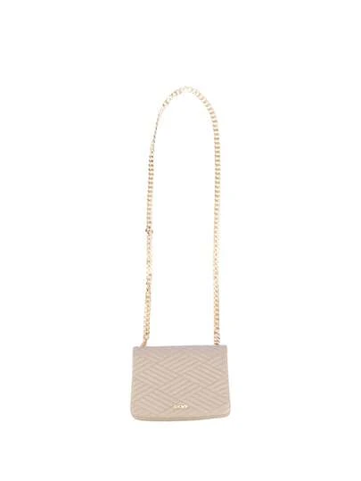 DKNY Deedra Women Flap Crossbody Bag Beige