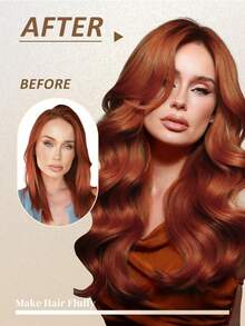 Micro Loop Hair Extensions 100% Human Hair Color #33 Color To Auburn Brown 14-22 Inch Straight 50 Strands /Pack Invisible Beads Thick Micro Ring Loop Hair Extensions With Fishing Line No Glue Needed Easy To Shape For Thin Hair And Salon Use All Women - S33 - View 4