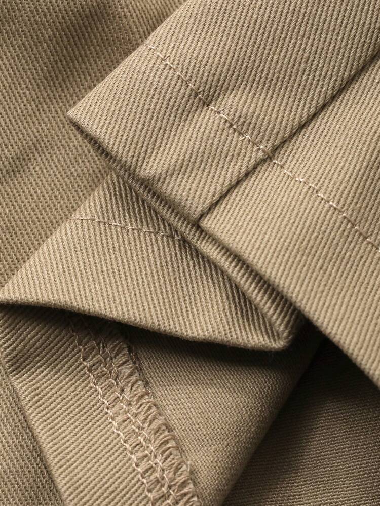 Baby Girls' Casual Solid Color Cargo Pants Toddler Girls Clothes