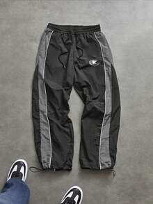 Manfinity Sport Corelite Quần thể thao nam dáng casual in hình ngôi sao năm cánh, cạp chun có dây rút - Nhiều màu - Xem 3