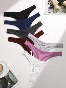 7条/包 无痕丁字裤 - 彩色 - 查看 2