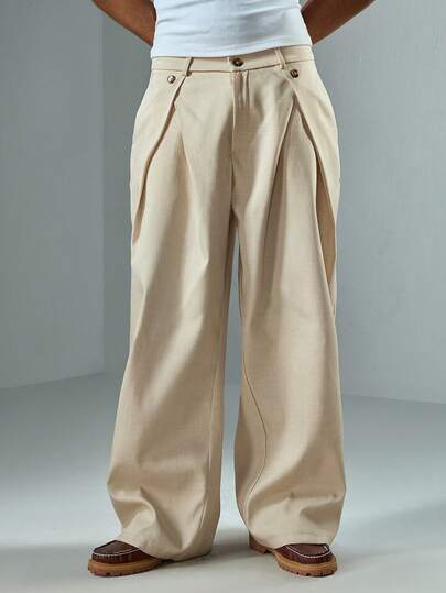 Pantaloni casual da uomo in stile universitario per pendolari