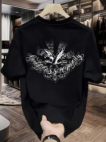 Hombre002 Nueva playera mexicana casual de alta calidad: diseño original, tejido duradero y confort incomparable. Unisex perfecta para lucir estilo todos los días. - Negro - Ver 1