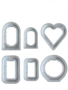 Unique Arched Rectangular Round Hydroponic Gypsum Hollow Flower Vase Silicone Mould - DIY Hydroponic Vase Resin Mold For Asymmetric Plant Vase, Home Decor, And Creative Gardening Projects - Reusable, And Easy To Use Silicone Mold For Various Plant Shapes And Sizes - White - View 7