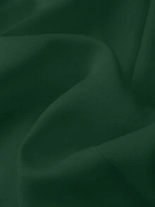 GlowEve CURVE 大码女士优雅白色交叉系带双排扣迷你连衣裙，夏季 - 綠色 - 查看 3