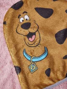 LOONEY TUNES X SHEIN 卡通图案黄色可爱吹干头发帽 - 棕色 - 查看 3