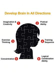 1000 Pcs Jigsaw Puzzle , Large Puzzle 70x50cm, Landscape & Cartoon Art, Stress Relief Gifts, Home Decor, Family & Party Activities - Multicolor - View 5