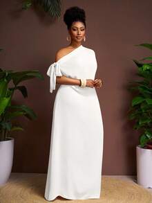 Veslaya 大码女士休闲宽松吊带连衣裙，适合独立日、复活节、西部风情、海滩、波西米亚风、狂欢节、春夏日常休闲度假等场合。 - 鵝黃色 - 查看 10