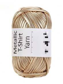 1pc Metal Texture Cloth Line Personalized Wool DIY Woven Bag Wallet Luminous Bright Leather Material - Multicolor - View 23