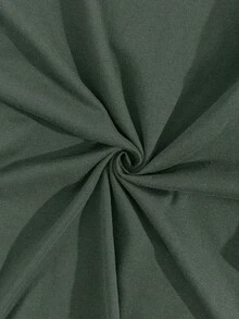 EURMUSE Męski bawełniany T-shirt z długim rękawem i spodniami z nadrukiem pandy, komplet piżamowy - Wojskowa Zieleń - Zobacz 5