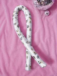 THE POWERPUFF GIRLS X SHEIN 3 件卡通印花美发工具，无损卷发器 - 彩色 - 查看 4