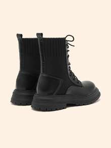 CUCCOO BASICS Women's Casual Versatile Ankle Boots For Daily Wear - Black - View 5