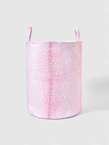 ROMWE Kawaii Cartoon Bear Large Capacity Foldable Storage Basket/Box, 46 X 50 X 42 Cm - Baby Pink - View 4