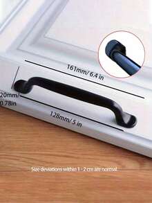 4个金属橱柜把手 - 适用于厨房、抽屉和橱柜的多功能旋钮 - 彩色 - 查看 10