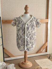 Ink Style Wing Sleeve Pet Padded Coat, Warm & Soft For Small Dogs & Cats In Autumn/Winter - Multicolor - View 5