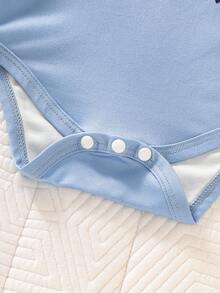 SHEIN 5pcs/Set Newborn Baby Boy Summer Outfit, Includes Cute Bear Print Knit Soft Bodysuit, All-Over Print Pants, Hat, Bib, Gloves Baby Unisex Clothes Sets Baby Boy Clothes Baby Boys Sets Newborn Baby Boy Clothes