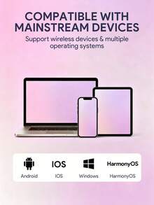 JMMO Clip On Earbuds Open Ear Wireless Headphones With Mic, Waterproof, Sports Ear Buds, Comfortable For Small Ears&Glasses Wearers, Workouts, Fashion Accessory, Rose Gold - Pink - View 7