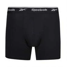 Reebok 3 paquete Men's Boxers - Black and White and Grey - Ver 3
