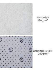 四件套大理石纹印花浴帘套装，带挂钩，白色/灰色主题，涤纶防水浴室装饰，易于清洁，时尚百搭，可作窗帘、遮阳帘、浴帘，可机洗，浴室配件 - 彩色 - 查看 7