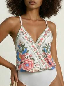 CAJUNI Floral Best Bodysuit Series Tropical Vacation - Multicolor - View 1