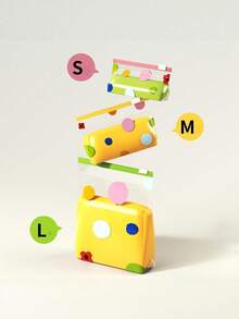 Joivida 1套共50个：20个小号、20个中号和10个大号包装袋。加厚阀门袋，专为厨房和冰箱储存设计，带拉链，容量大。 - 彩色 - 查看 9