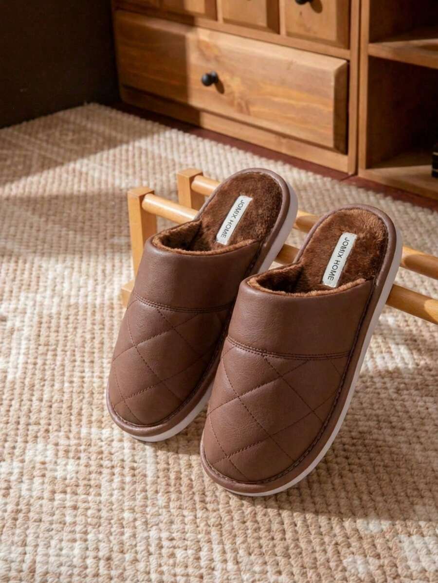 Men Slippers - Brown - View 1