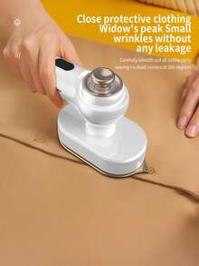 Teckwe 家用旅行小型迷你便携式干湿两用旋转折叠雾化蒸汽电动熨烫机 欧标 - 彩色 - 查看 8