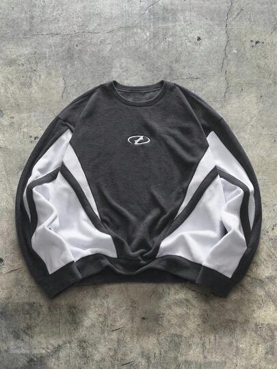  Sudadera casual y de moda para hombre AXEPEAK con bordado