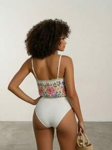 CAJUNI Floral Best Bodysuit Series Tropical Vacation - Multicolor - View 2