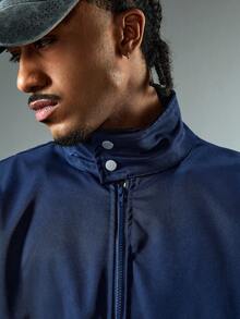 ROMWE MEN Men's Plaid Casual College Style Jacket, Autumn/Winter - Multicolor - View 6