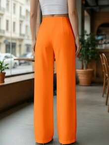 Women Pants - Orange - View 2