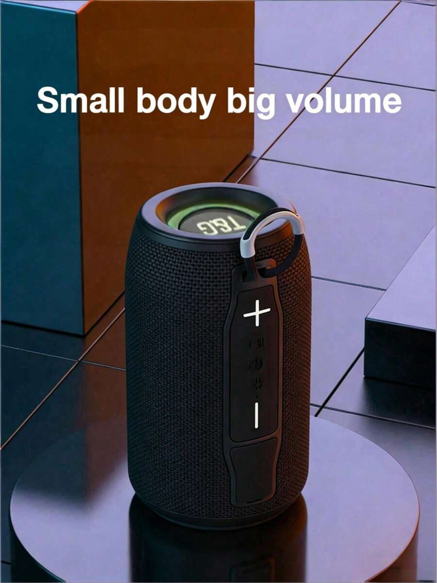 Teckwe Colorful Bluetooth Speaker, Bluetooth Speaker, Plug-In Portable Audio Subwoofer, TWS Bluetooth Diaphragm Speaker - Multicolor - View 1