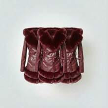 Plus Size Jackets - Burgundy - View 1