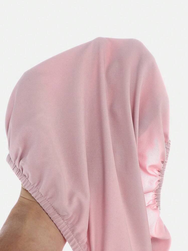 Girlism Teen Girls' Fashion Square Neck Bow Tie Long Dress - Pink - View 8