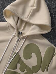 PAVTROS Men's Contrast Color Print Long Sleeve Hoodie And Pants Set