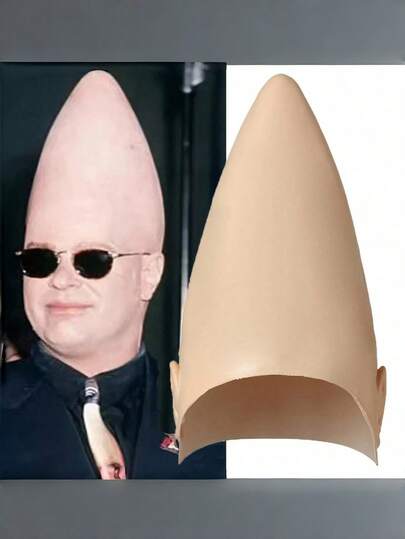 1 st rolig utomjordisk konhuvudhatt i PU-läder lätt och bekväm nyhet festrekvisita för halloween-kostymer cosplay-temaevenemang