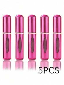 1/5/10pcs, 5ml Perfume Atomizer Refillable Spray Bottle, Portable Travel Perfume Bottle, Perfume Sprayer, Mini Perfume Sample Vial