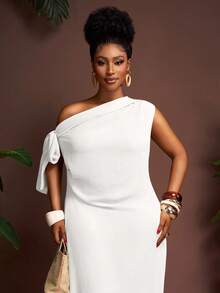 Veslaya 大码女士休闲宽松吊带连衣裙，适合独立日、复活节、西部风情、海滩、波西米亚风、狂欢节、春夏日常休闲度假等场合。 - 鵝黃色 - 查看 7